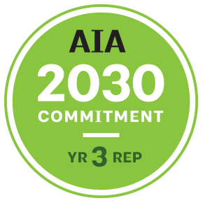 AIA 2030 Commitment 3 year badge