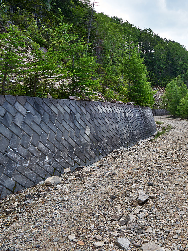 Japanese retaining Wall