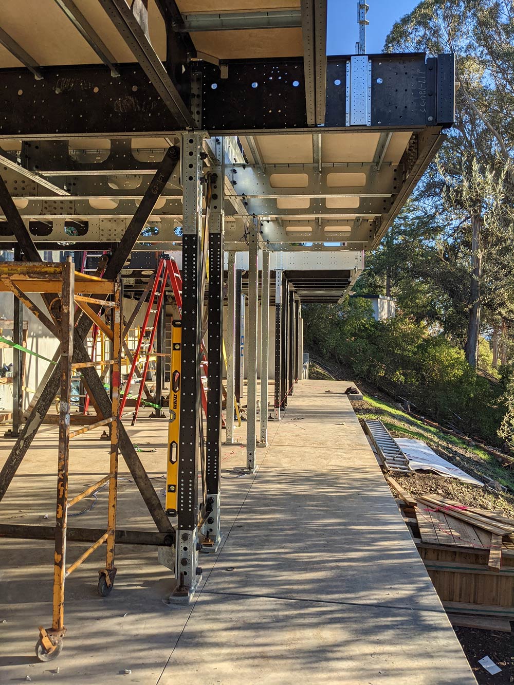 residential steel framing fire resistant California house DNM Architecture